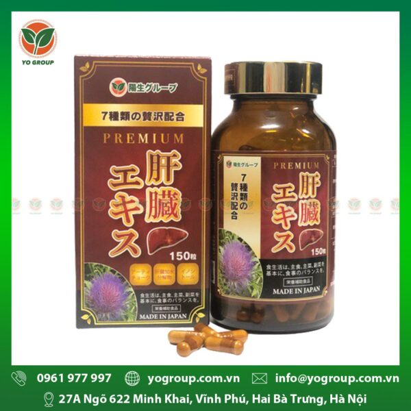 Thực phẩm chức năng giải độc gan cao cấp Kanzo Ekisu Premium