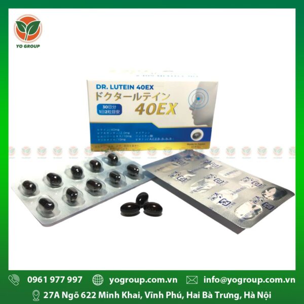 Thực phẩm chức năng viên uống bổ mắt Dr Lutein 40ex