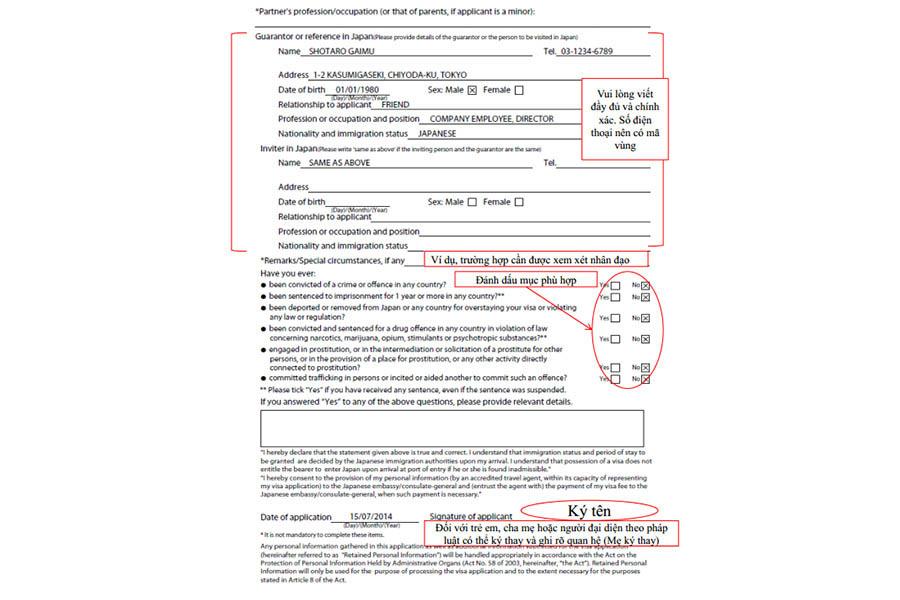 Cách khai form visa Nhật Bản năm 2022 chuẩn nhất