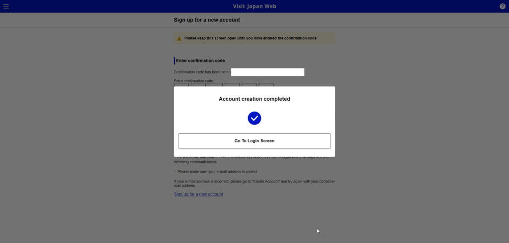 Thủ tục nhập cảnh Nhật Bản online mới nhất năm 2024 6 xac minh thanh cong